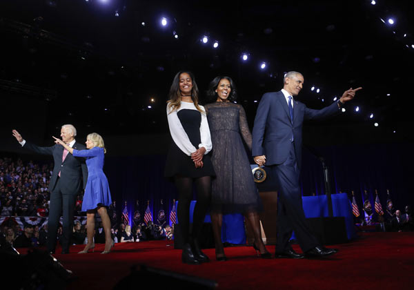 Obama, Amerikan halkına veda etti.