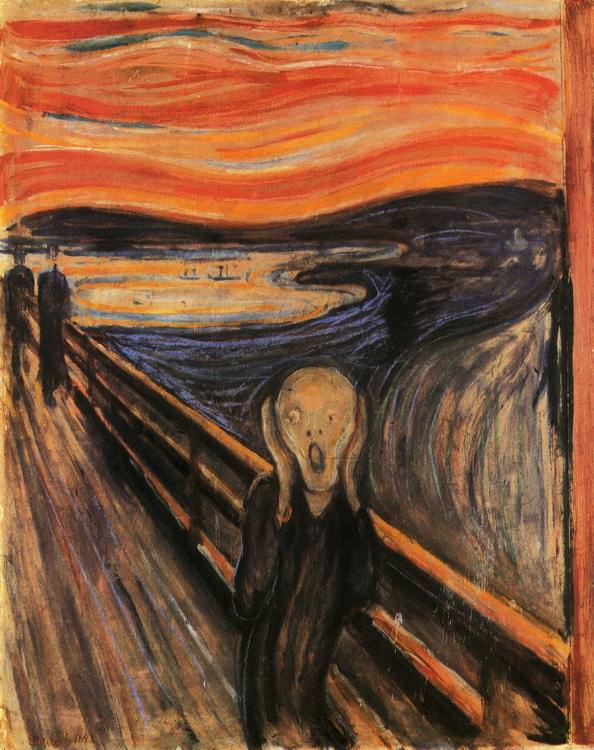 Edvard Munch'ın “Çığlık” tablosu