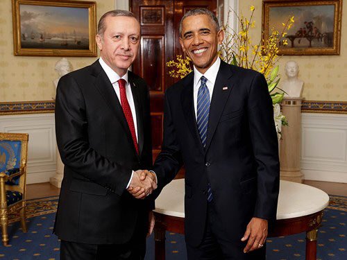 Cumhurbaşkanı Erdoğan, ABD Başkanı Obama ile Görüştü